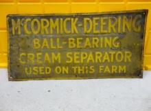McCormick-Deering Farm Sign 23” W