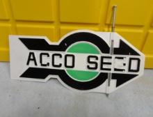 Acco Seed Flange Sign 12” W