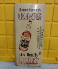 Brown-Forman’s King Whisky Thermometer 20” H