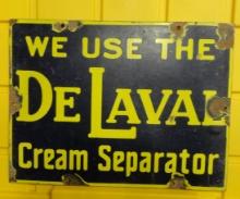 DeLaval Cream Separator Farm Sign 16” Sq.