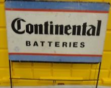 Continental Batteries 2 Sided Standing Sign 20”