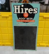 Hires Root Beer Menu Chalkboard 30” H