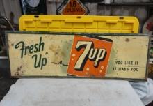 “Fresh Up” With 7Up Sign 54” W