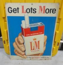 L&M Filters Cigarettes Sign 22” H