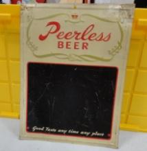 Peerless Beer Chalkboard 24” H