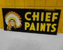 Chief Paints 2 Sided Sign 28” W