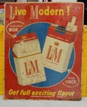 L&M Cigarettes Sign 29” H