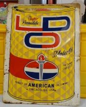 American Oil Company Sign 30” H