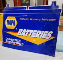 NAPA Batteries Sign 34” W