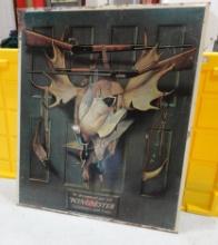 Winchester Cartridges and Guns 1975 Sign 28” H