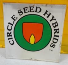 Circle Seed Hybrids Sign 18” W