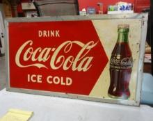 Drink Coca-Cola Sign 56” W X 32” H