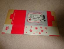 IH Irma Harding 1 Qt. New Old Stock Cardboard Freezer Box Ca. 1943