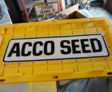 Acco Seed Sign 36” W