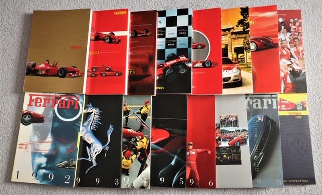 Ferrari yearbooks 1992 - 2017 and magazines
