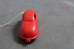 Vintage IDEAL Toy Co. Plastic Roadster 4 1/2" Long RED 40's & 50's