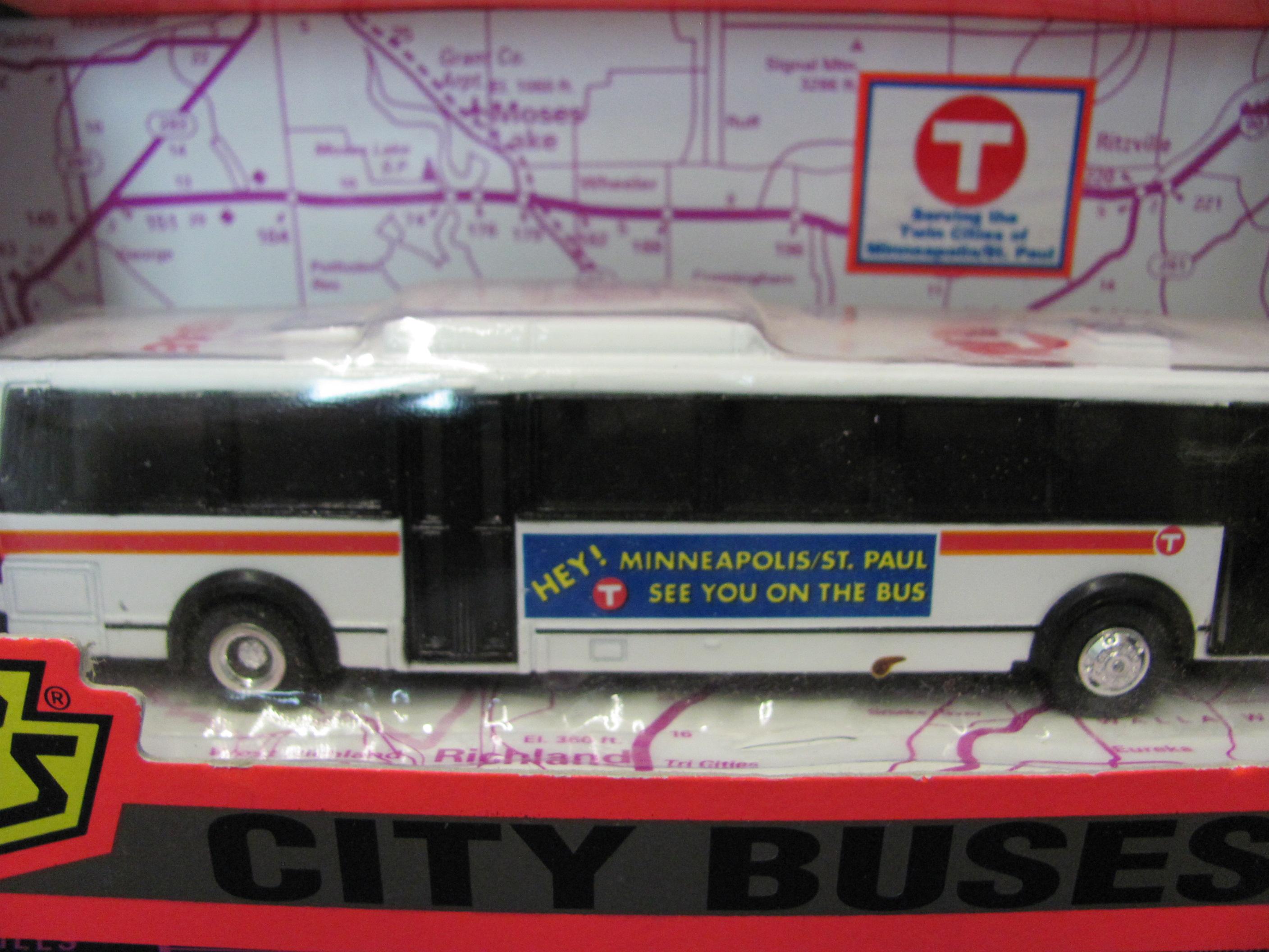 Road Champs City Bus (2) – 5 1/4” L – New In Box – As Shown