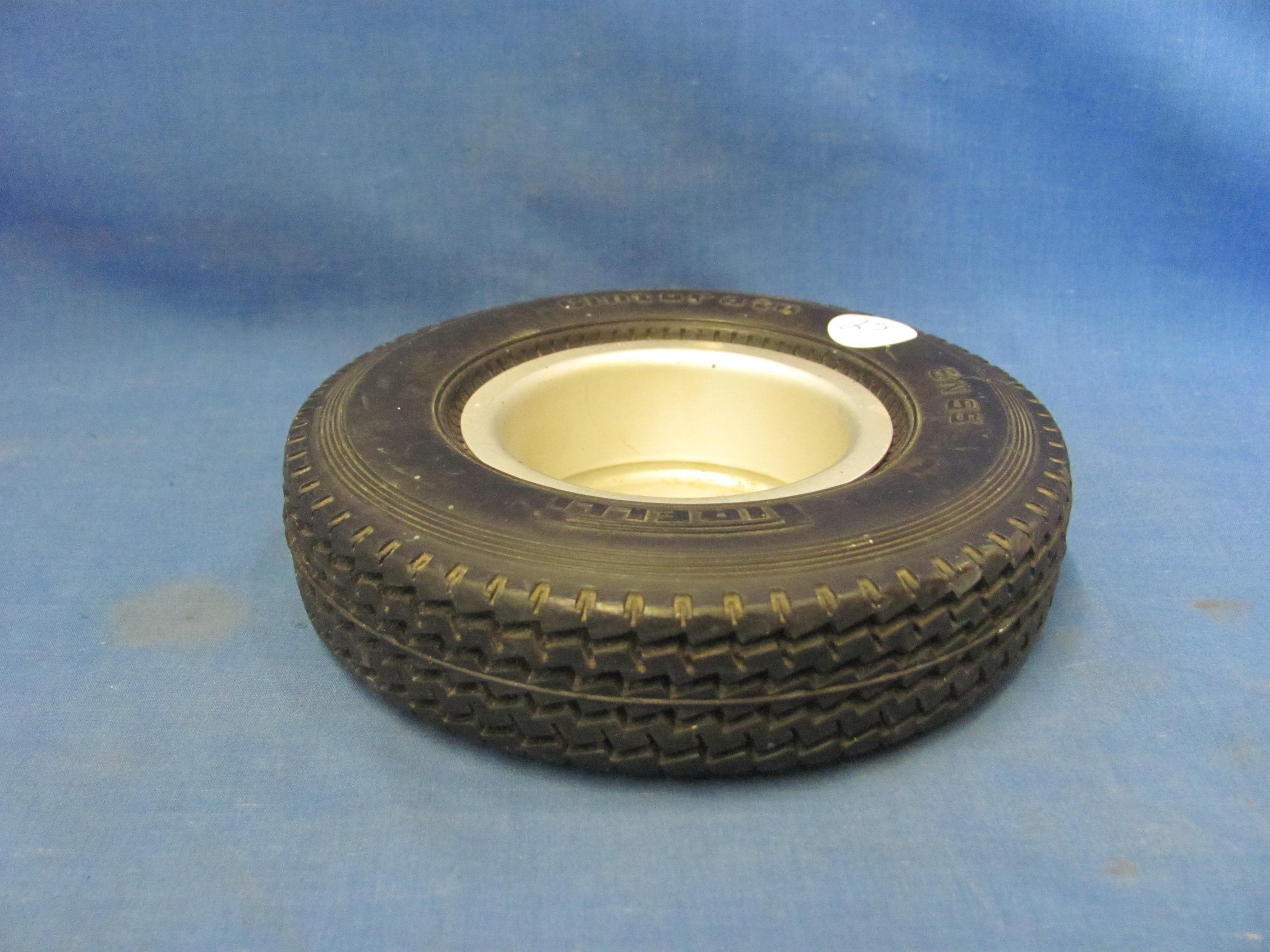 Firelli Cinturato Rubber Tire With Aluminum Dish – 5 3/4” D – As Shown