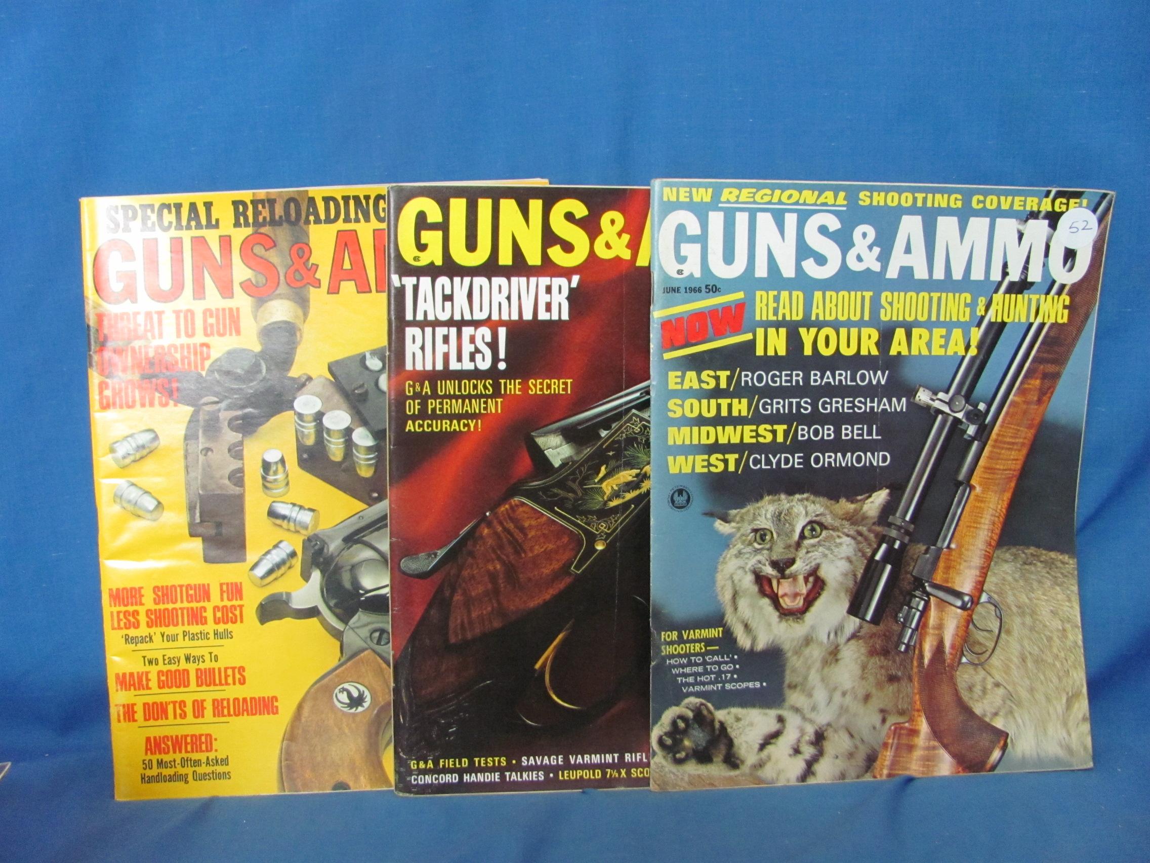 Guns – Ammo – Hunting Magazines & Catalogs – As Shown