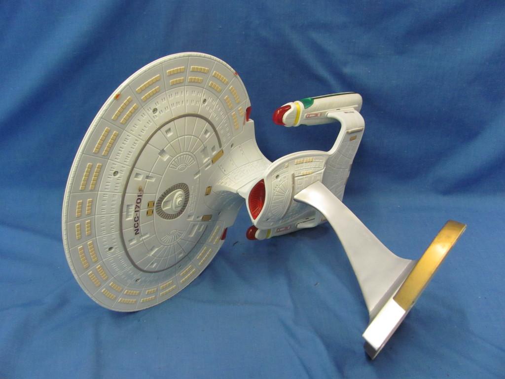 Star Trek 1992 USS Enterprise Star Ship & 1997 Romulan Bird of Prey – Appear Complete
