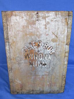 Bub's Beer  Winona, Minn. Wooden Crate & Divider – would hold 4 ½ Gallon Bottles