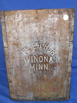 Bub's Beer  Winona, Minn. Wooden Crate & Divider – would hold 4 ½ Gallon Bottles