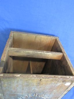 Bub's Beer  Winona, Minn. Wooden Crate & Divider – would hold 4 ½ Gallon Bottles