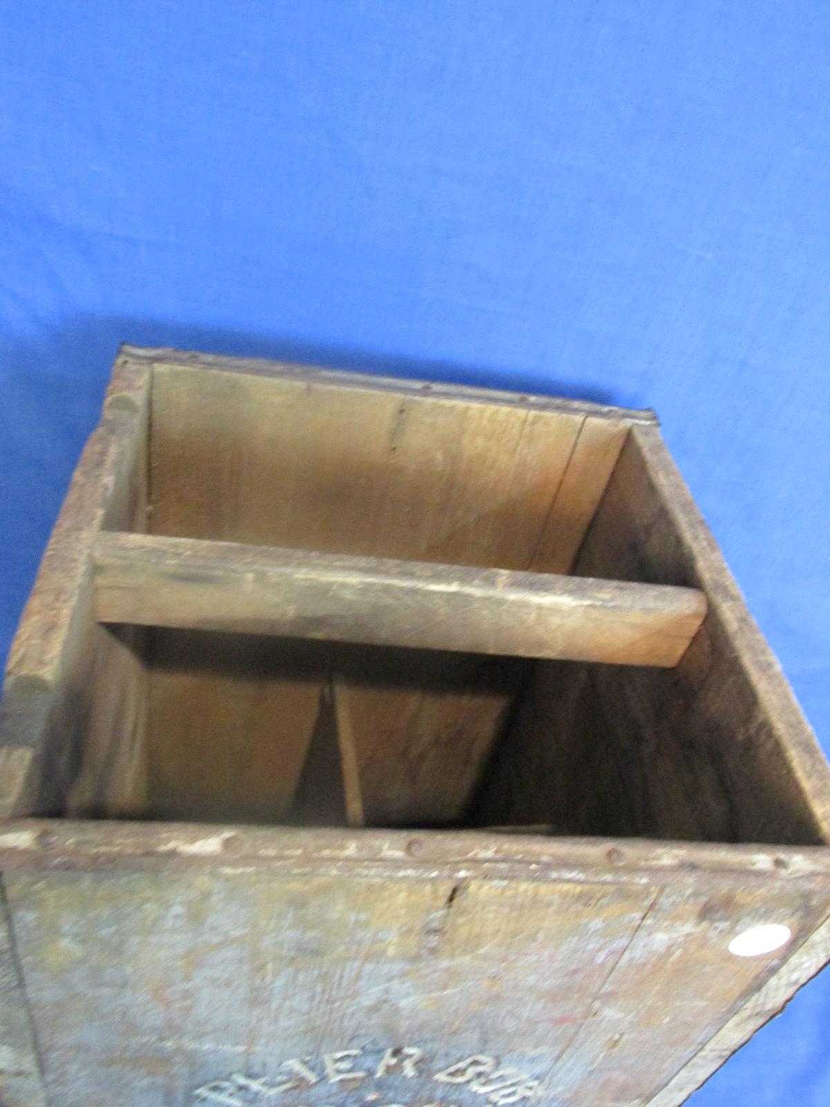 Bub's Beer  Winona, Minn. Wooden Crate & Divider – would hold 4 ½ Gallon Bottles