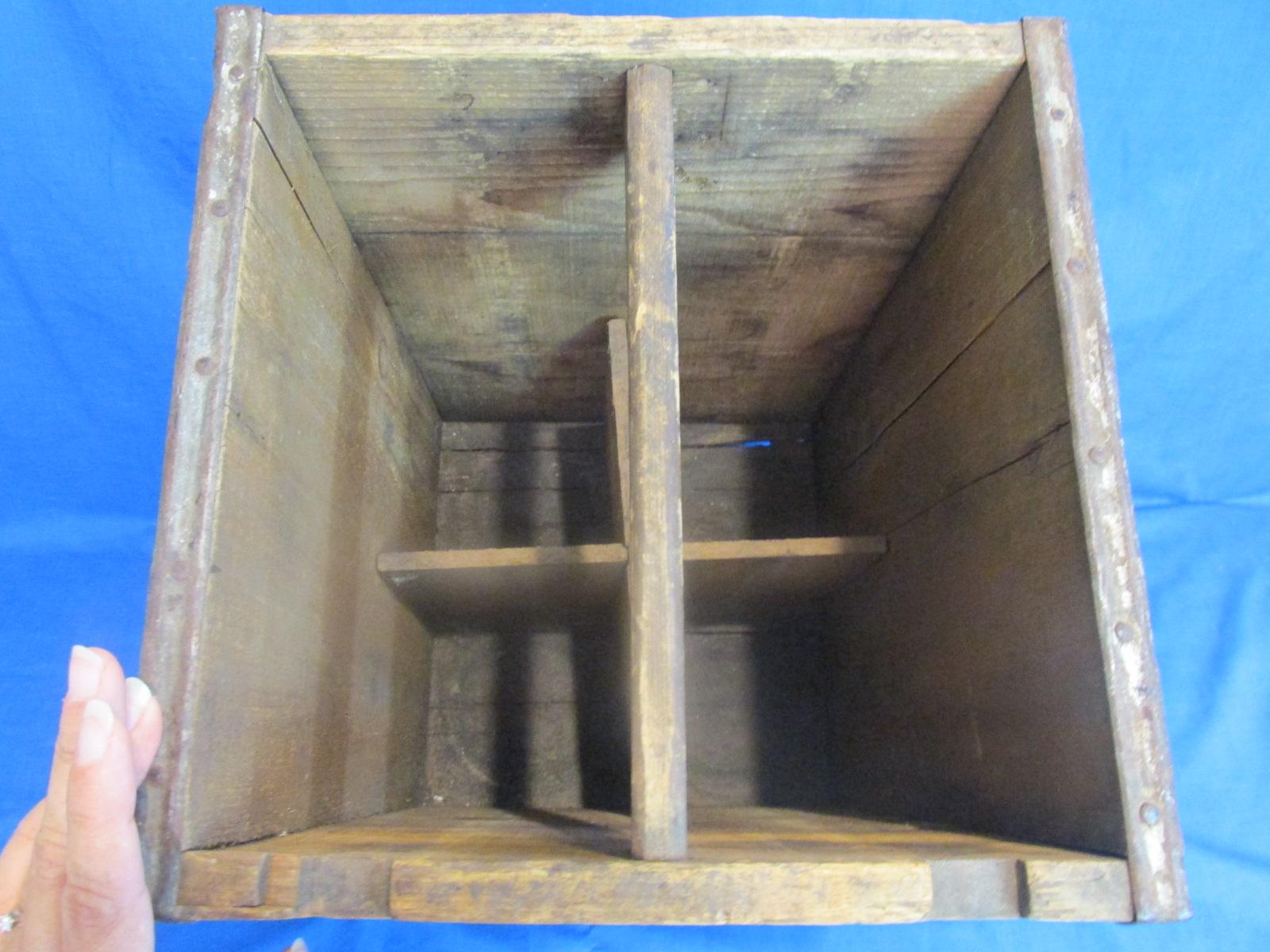 Bub's Beer  Winona, Minn. Wooden Crate & Divider – would hold 4 ½ Gallon Bottles
