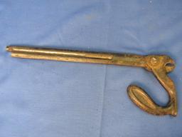 1922 Union Hardware Torington Conn. USA Cyclops Slide Hammer Nail Puller.