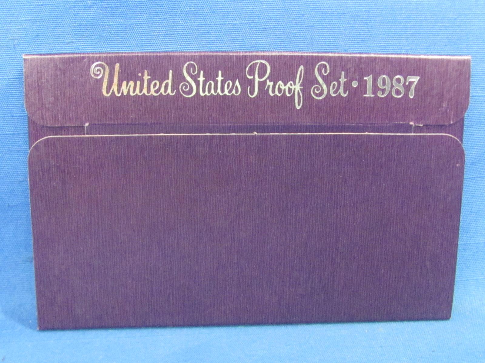 United States Proof Set – 1987 S – in Original Government Packaging