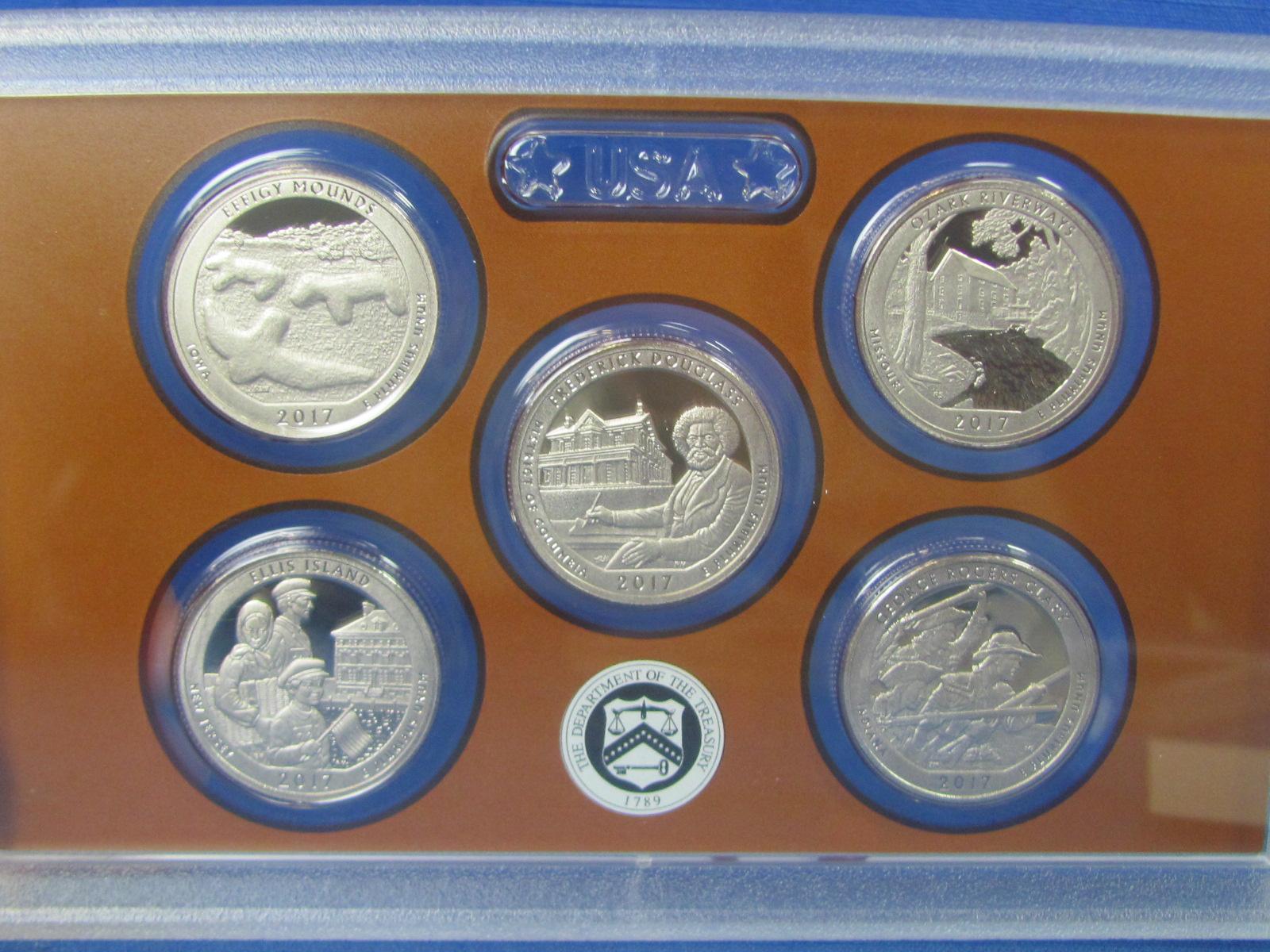 United States Proof Set – 2017 S – 10 Piece Set in Original Government Packaging
