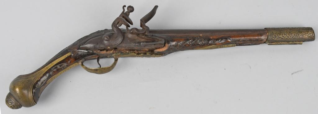 ANTIQUE REPLICA FLINTLOCK PISTOL