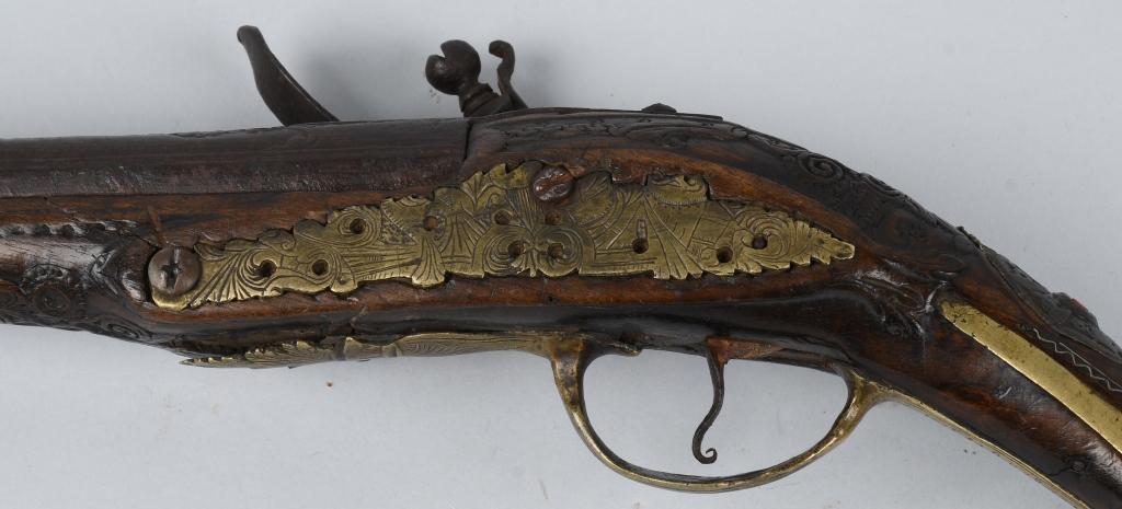 ANTIQUE REPLICA FLINTLOCK PISTOL