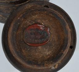19th C TIBETAN TEA CUP WITH ORIGINAL LED