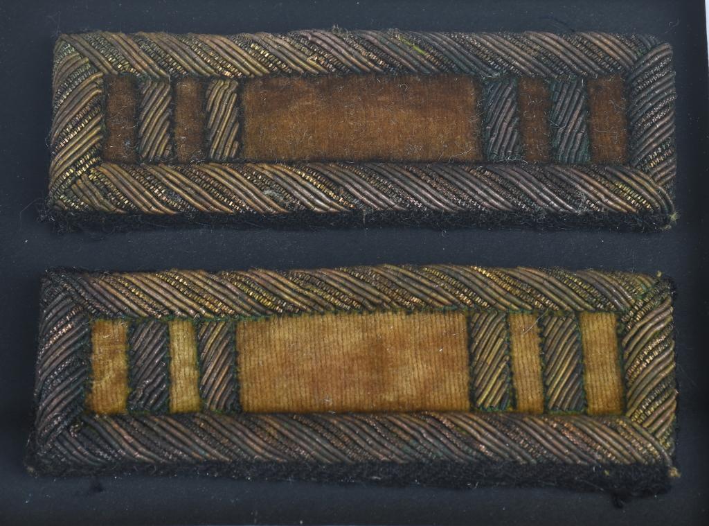 CIVIL WAR NAMED MEDAL GROUPING WITH CAVALRY STRAPS