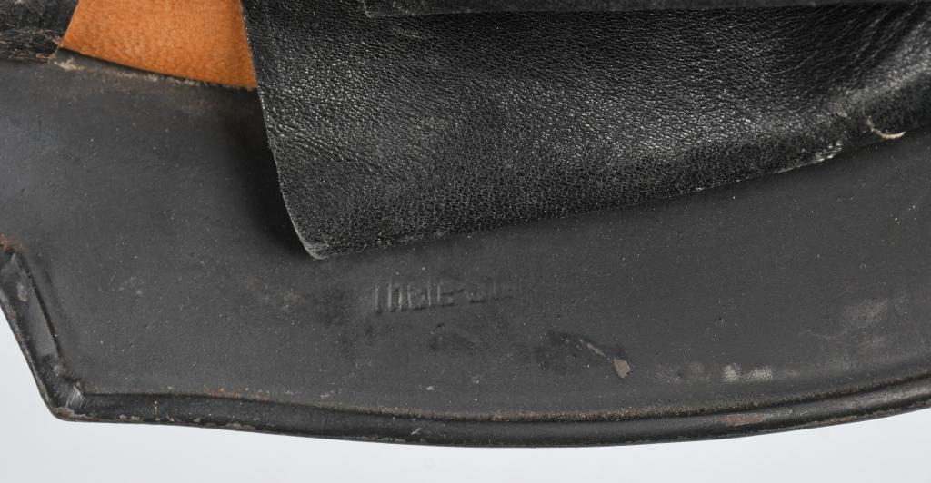 WWII NAZI FEUERSCHUTZPOLIZEI DOUBLE DECAL HELMET