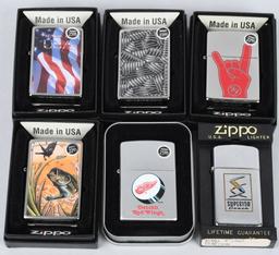 18- ZIPPO ASSORTED LIGHTERS