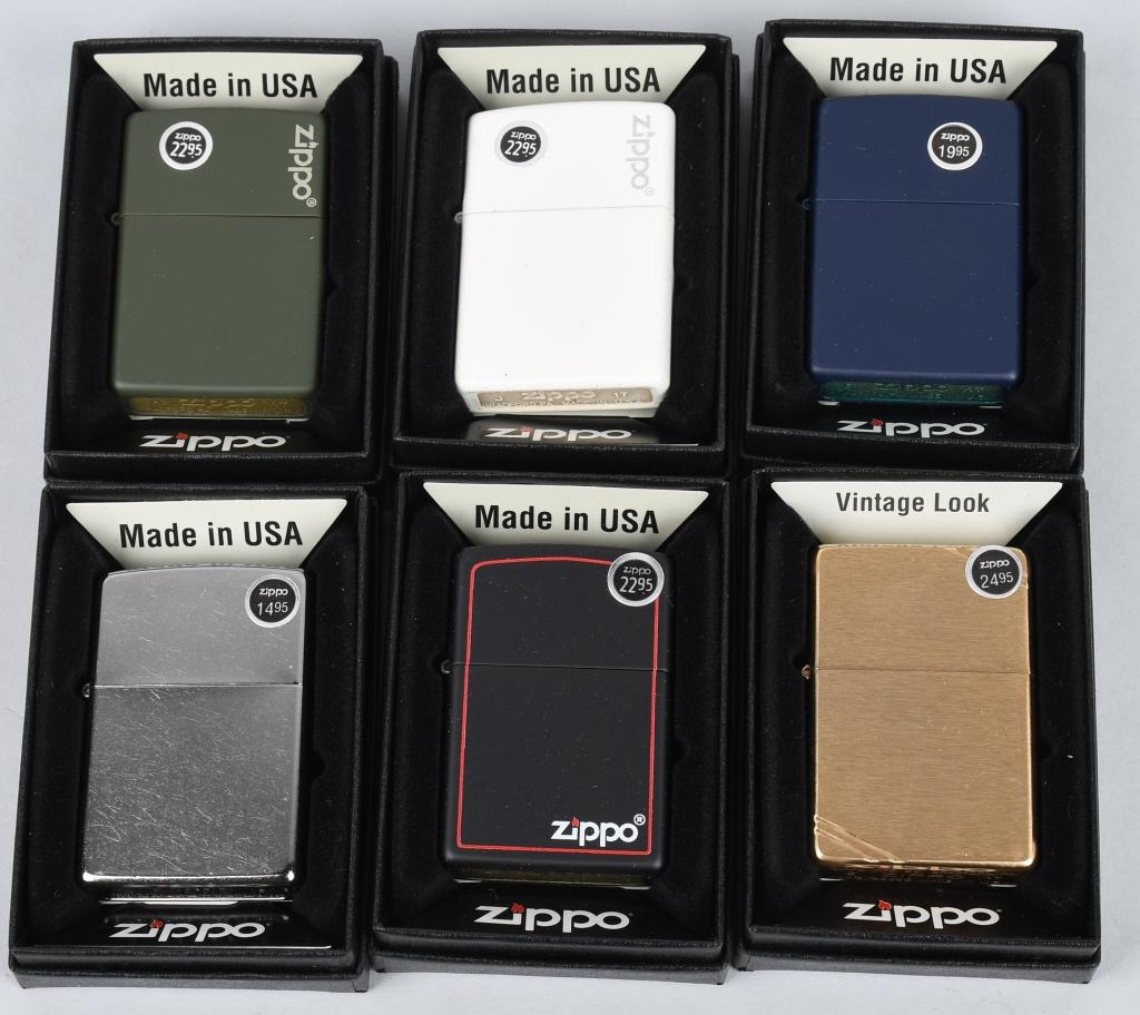18- ZIPPO ASSORTED LIGHTERS