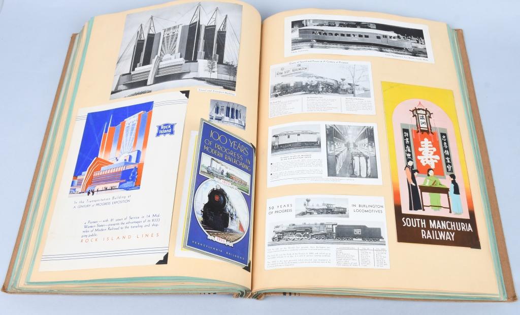 1933 CHICAGO CENTURY OF PROGRESS SCRAP BOOK