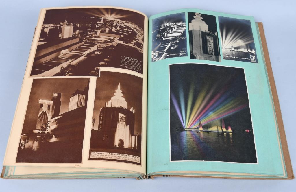 1933 CHICAGO CENTURY OF PROGRESS SCRAP BOOK
