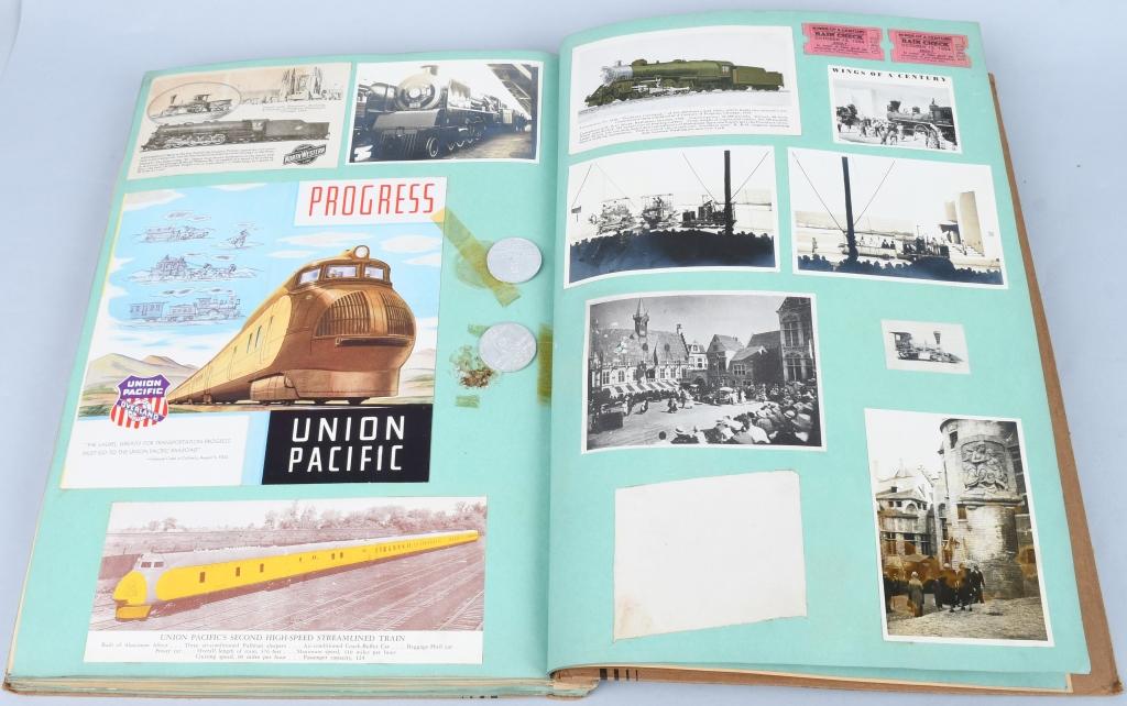 1933 CHICAGO CENTURY OF PROGRESS SCRAP BOOK