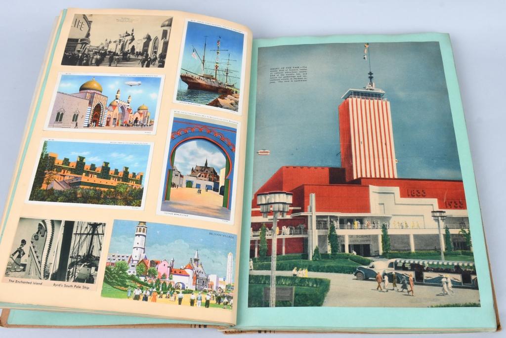 1933 CHICAGO CENTURY OF PROGRESS SCRAP BOOK