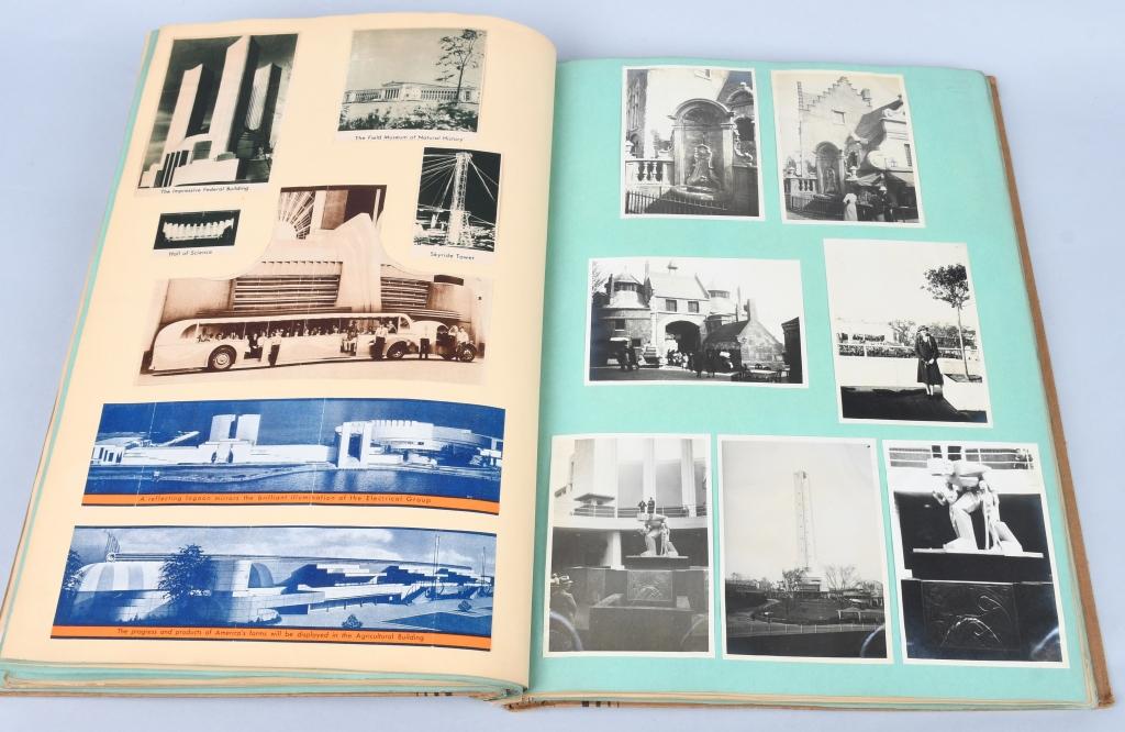 1933 CHICAGO CENTURY OF PROGRESS SCRAP BOOK