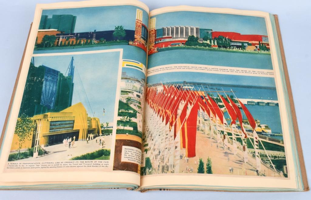 1933 CHICAGO CENTURY OF PROGRESS SCRAP BOOK