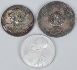 5- 1893 COLUMBIAN EXPOSITION MEDALS