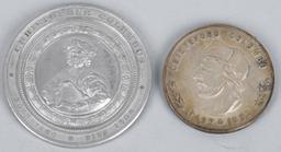 5- 1893 COLUMBIAN EXPOSITION MEDALS