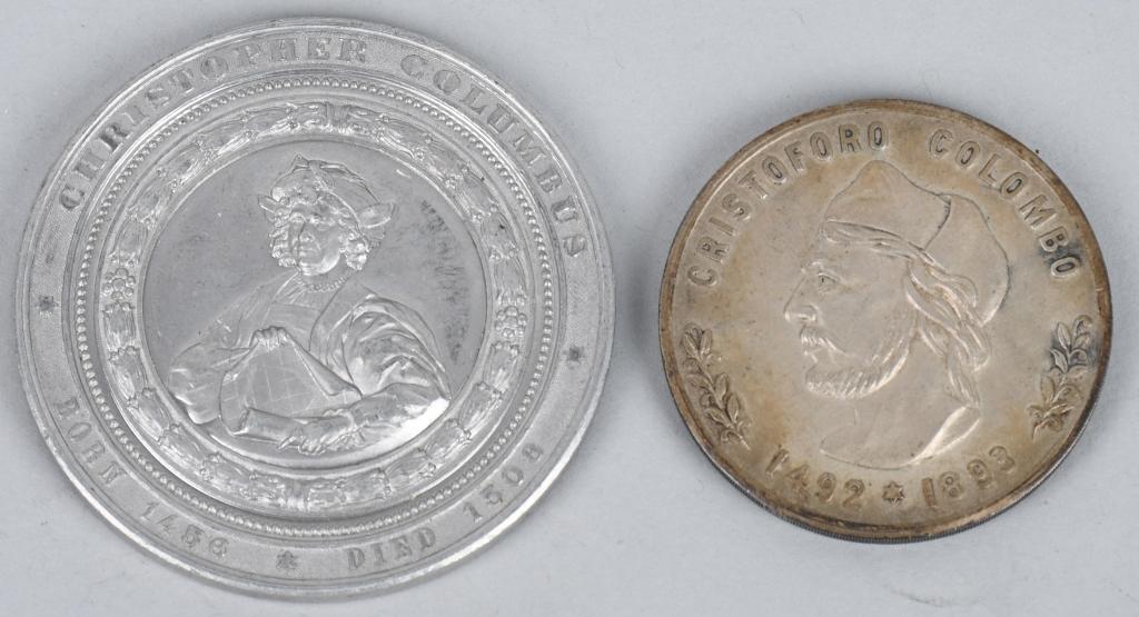 5- 1893 COLUMBIAN EXPOSITION MEDALS