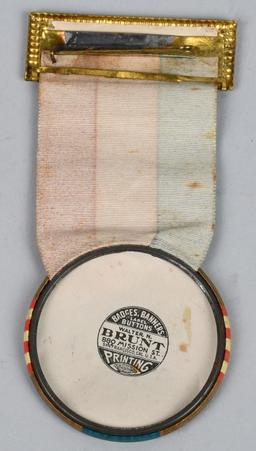2- PANAMA PACIFIC EXPO RIBBON BUTTONS