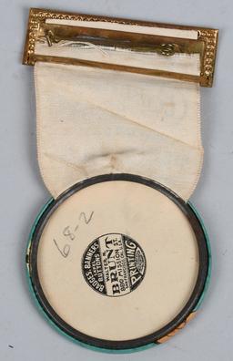 2- PANAMA PACIFIC EXPO RIBBON BUTTONS